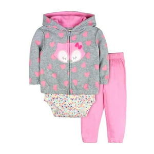 Babykids Divana - Conjunto 3 Piezas Buzo - Niña 6M Buho