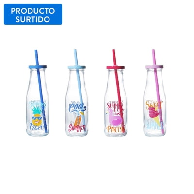 Botella Vidrio 420Ml Haus