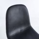 thumbnail image 4 of Silla Concept - Tapiz Pu Negro / Pata Café Oscuro, 4 of 5