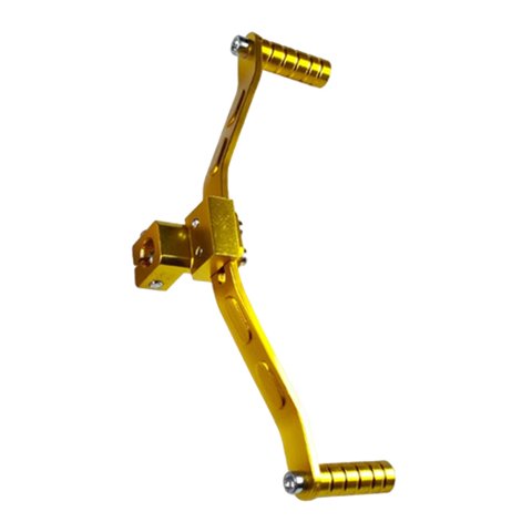 Ioensy - Palanca De Cambio De Motocicleta Premium Fácil Instalación Aleación De Aluminio Profesional Oro