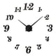 thumbnail image 3 of Acrílico DIY Reloj De Pared Grandes Pegatinas De Pared Reloj Números Arábigos Para La Escuela Negro, 3 of 5