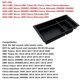 thumbnail image 2 of Caddy EVTIME Organizador de Consola Central para Chevrolet Yukon y GMC, 2 of 7