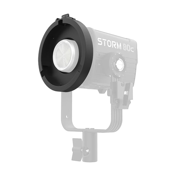 Adaptador Aputure Storm 80c Montura Bowens Metal
