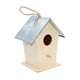 thumbnail image 1 of Casa Colgante De Madera Mini Bird Nest Woodhouse Para Jaula De Pájaros Lugar De Descanso, 1 of 3