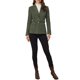 thumbnail image 2 of INSPIRE CHIC Blazer de Trabajo para Mujer de Imitación de Gamuza con Cinturón, Manga Larga, Abotonado, Talla XL, Verde Militar, 2 of 6