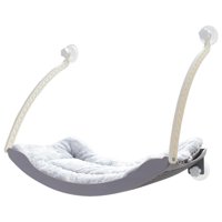 Ioensy - Percha Para Ventana De Gato Para Interiores, Asiento De Ventana De Malla Resistente Para Jugar, Ventosa Colgante