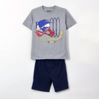Pijama Manga Corta Teen Gris Faster Sonic