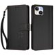 thumbnail image 3 of Funda Cartera Trébol para iPhone 13/iPhone 14 con Ranuras Tarjetas y Carga Inalámbrica Negro, 3 of 6