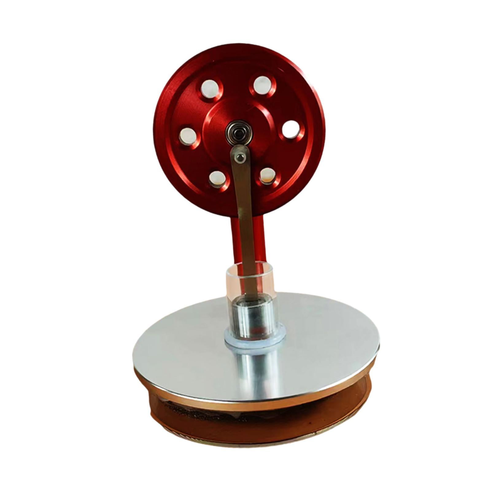 Bothyi - Equipo De Modelo De Motor De Baja Temperatura Modelo De Motor Stirling Generador De Motor Rojo
