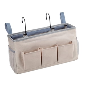 Bothyi - Bolsa De Almacenamiento Para Mesita De Noche, Organizador De Libros Y Llaves, Bolsillo Para La Escuela, Sofá, Dormitorio, Beige
