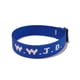 thumbnail image 1 of Pulsera unisex con estampado de letras jacquard y correa de muñeca ajustable WWJD, 1 of 5