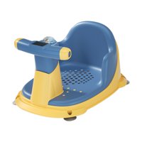 Bothyi - Asiento De Baño De Ducha Para Sentarse Con Ventosa Para Bebés Y Niños Pequeños, Color Azul