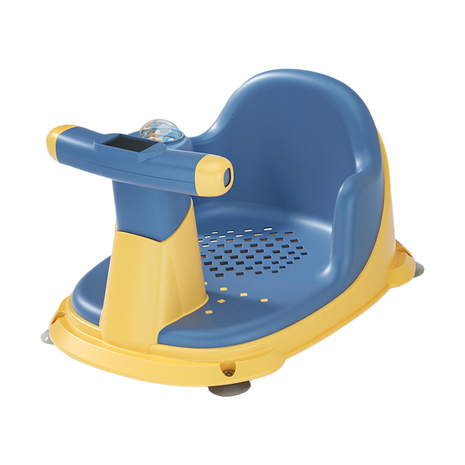 Bothyi - Asiento De Baño De Ducha Para Sentarse Con Ventosa Para Bebés Y Niños Pequeños, Color Azul