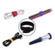 thumbnail image 4 of 20x Pack Amarra Cable Organizador Reutilizable Velcro Cintas azul, 4 of 10