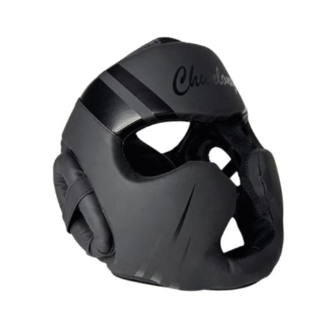 Ioensy - Casco De Boxeo Casco Portátil De Muay Thai Para Combate De Taekwondo Y Lucha Negro