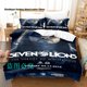 thumbnail image 1 of HOT Seven lionsBedding Set Single Twin Full Queen King Size Bed Set Aldult Kid Bedroom Duvetcover Sets 3D Bed Sheet SetBed Sheets, 1 of 5