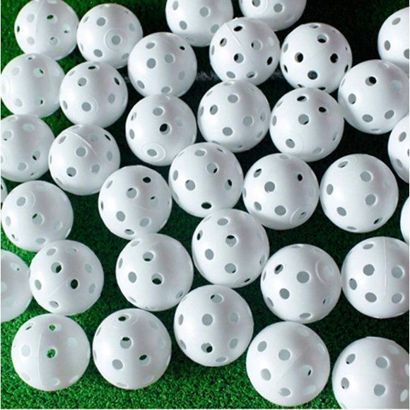 Bolas de Golf Plásticas Adwikoso 43 mm 100 unidades Blancas