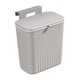 thumbnail image 2 of Cubo De Basura Colgante Para Cocina Con Tapa, Cubo De Basura Para Baño, Dormitorio, Hogar, Gris, 2 of 5