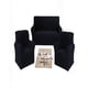thumbnail image 2 of Juego De Fundas De Sofa Cuadrille 3+1+1 Color Negro, 2 of 4