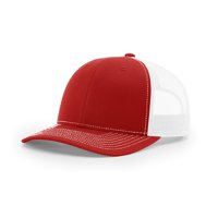 R Richardson - Gorra De Béisbol Richardson 112 Trucker Snapback Split Roja/Blanca