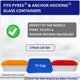 thumbnail image 4 of Tapas de repuesto naranjas, azules y rojas para recipientes de 11 tazas/2,6 L (Pyrex 7212‑PC, Anchor Hocking y Klare Ware) – solo tapas, sin recipiente (paquete de 3), 4 of 7