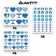 thumbnail image 2 of Juego de pegatinas Joyful Artistry con la bandera de Israel, 450 unidades, para niños, 2 of 9