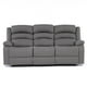 thumbnail image 3 of Sofá 3 Cuerpos Reclinable Moderno Gris New Praga 8041sffgr, 3 of 10