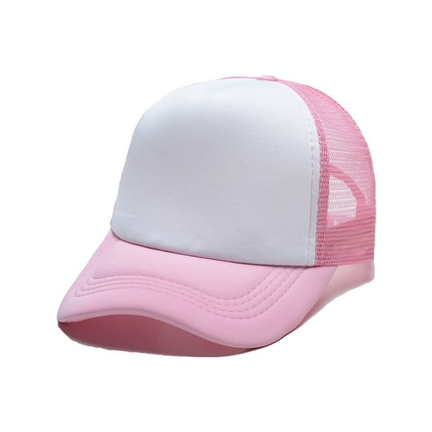 Candy-Colored Baseball Cap: Unisex Trendy Mesh Breathable Trucker Hat for Men & Women