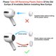 thumbnail image 2 of [3 pares] Almohadillas de repuesto para Airpods Pro con caja de almacenamiento, 2 of 6