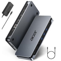 Estación De Acoplamiento Acer Premium 13 En 1 Odk370 110W Pd Gris