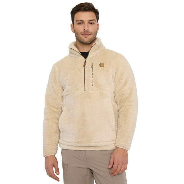 Polar Outdoor Hombre Coral Fleece Ecru Corona