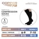 thumbnail image 4 of Calcetines De Compresión Moisturizing Energy Plus Negros, 4 of 5