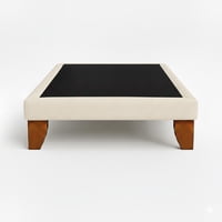 Vitelio - Base De Cama 1 Plaza Color Crudo