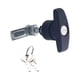 thumbnail image 4 of Cerradura Con Manija En T, Cuerpo De Cerradura De Aleación, Cerradura Para Puerta De Gabinete Para Camper, Buzón, Cajón, Estilo B, 4 of 5