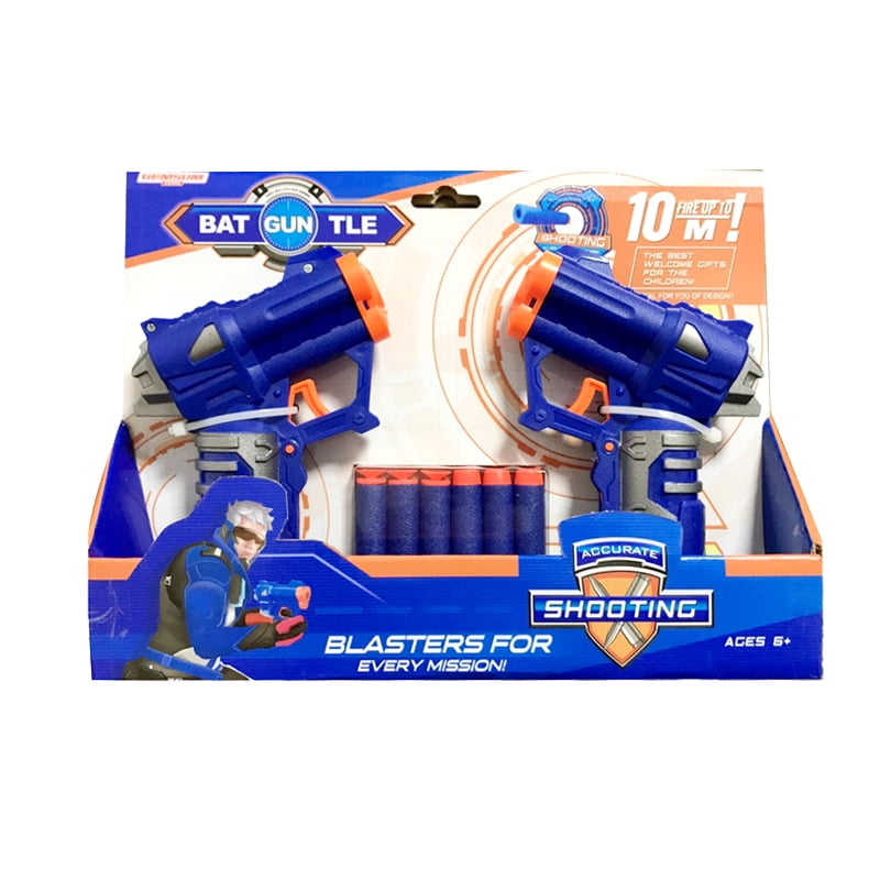 Homewell - Pistolas De Dardos Soft Azules (2u)