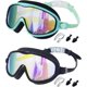 thumbnail image 1 of Gafas natación niños nuevas visión amplia antivaho anti-UV piscina 3-14 años, 1 of 6
