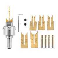 Magideal - Broca Para De Buda, De Cuchillos Para De , 6/8/10/12/14Mm, Broca Enrutadora Para De Para , 17 Piezas