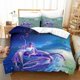 thumbnail image 1 of Twelve Constellations Quilt Duvet Cover Set Soft Home Textiles3-Piece Bedding Set, 1 of 5