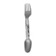 thumbnail image 4 of Cuchara-tenedor giratoria de titanio 2 en 1 para uso en cocina, picnic, senderismo, cubiertos, mochila, utensilios portátiles para acampar, cuchara y, 4 of 5