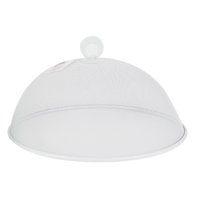 Homewell - Protector Alimentos Blanco Malla Metal Anti Moscas