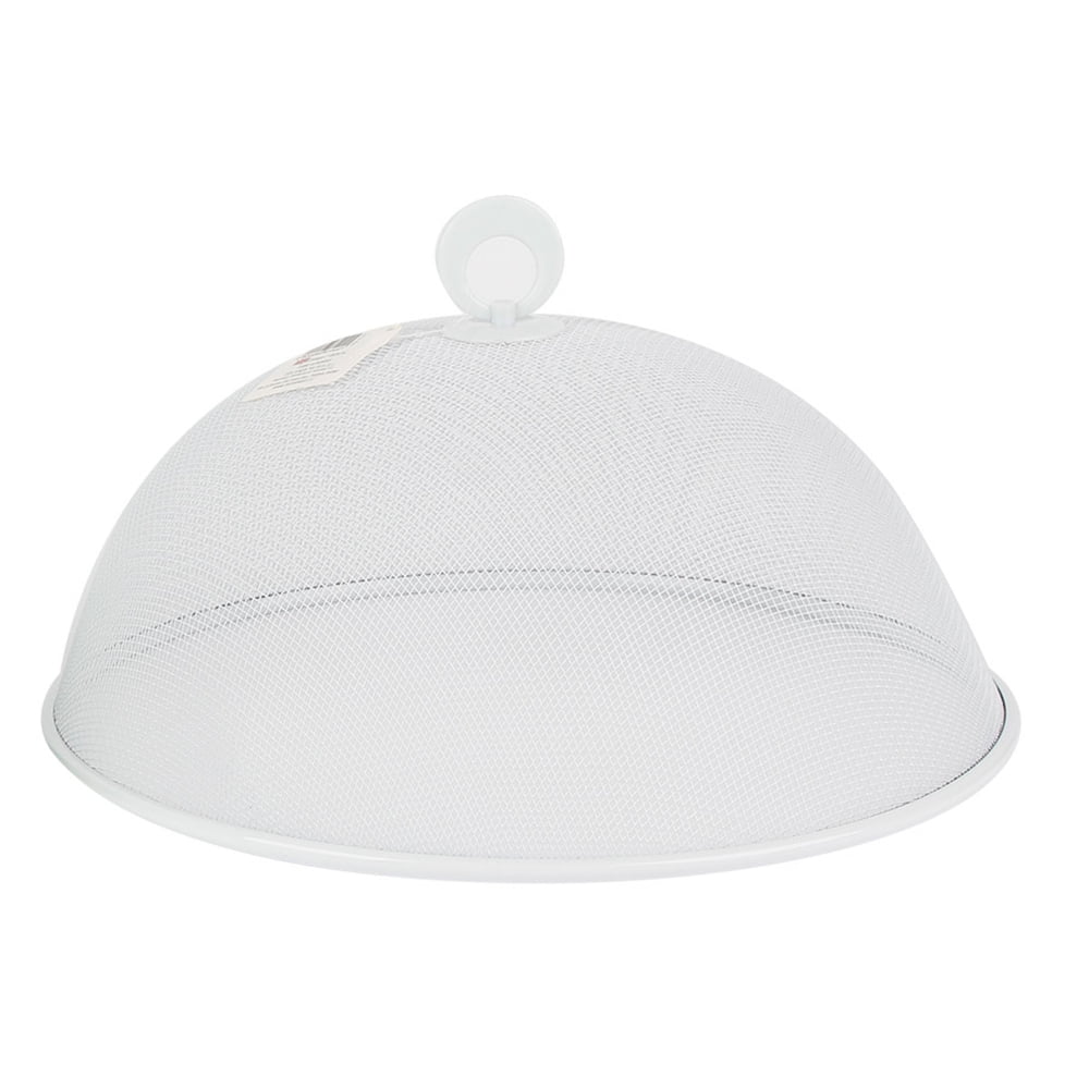 Homewell - Protector Alimentos Blanco Malla Metal Anti Moscas