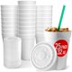 thumbnail image 1 of Vaso desechable Shop Square 950 ml (paquete de 25) con tapa, 1 of 9