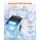 thumbnail image 4 of Máquina de hielo para encimera VEVOR, 33 kg, autolimpiante con cuchara, 2 tamaños, 4 of 9