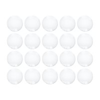 Bothyi - Parte Posterior Plana Semiredonda Para Fabricación De Joyas, Cabujones De Cristal Para Manualidades, Azulejos De Cúpula, 20Mm, 20 Piezas