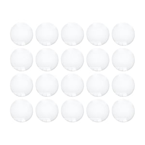 Bothyi - Parte Posterior Plana Semiredonda Para Fabricación De Joyas, Cabujones De Cristal Para Manualidades, Azulejos De Cúpula, 20Mm, 20 Piezas