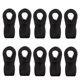 thumbnail image 1 of Clips magnéticos para bolsas con boca de silicona texturizada (10 uds., negro), 1 of 5