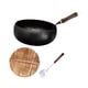 thumbnail image 5 of Sartén Wok Sartenes De Gas Generales Utensilios De Cocina Sin Recubrimiento Ollas Wok Para Cocinar A Hervir Wok De Hierro 24cm, 5 of 5