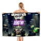 thumbnail image 1 of Monster Jam Toalla de playa de secado rápido con diseño temático, regalo para mujeres y niñas, ideal para cumpleaños, fans, amantes de la música, uso en la playa o al aire libre, 78 × 180 cm, 1 of 6