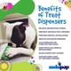 thumbnail image 4 of Dispensador de golosinas y juguete masticable para perros SodaPup, lata de goma, 4 of 6
