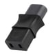 thumbnail image 2 of IEC 320 C8 Macho A IEC 320 C9 Adaptador De CA Hembra De 2 Pines 6A /250V, 2 of 5